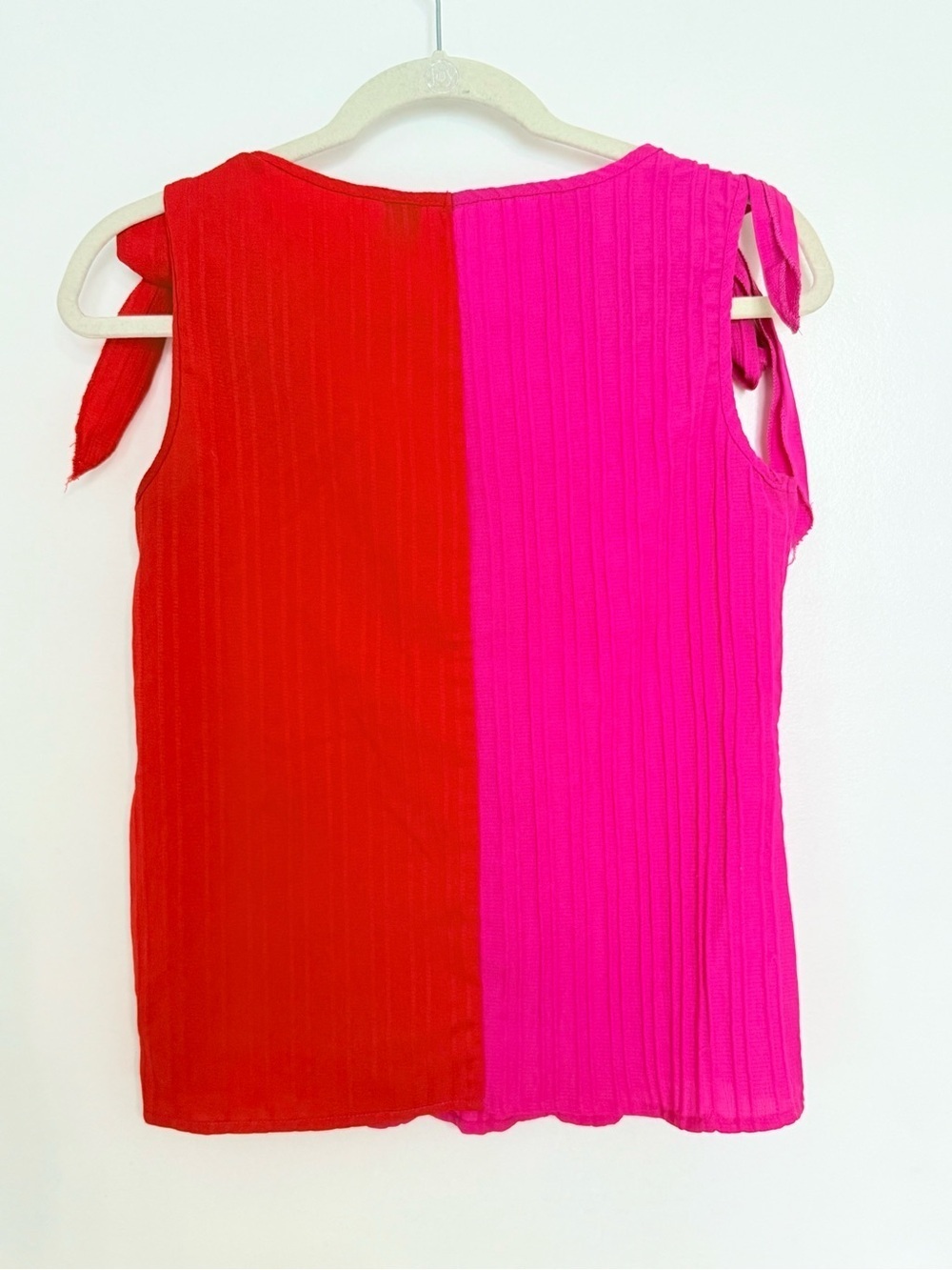 Pink‎ & Red Colorblock Tank Top - Picture 2 of 4